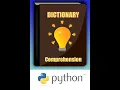 Python - Create a Dictionary From a Dictionary in One Line of Code