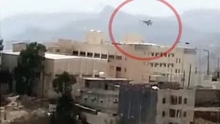 طائرتين حربية F15 تستعرض فوق المنازل في الباحة حارق مارق 