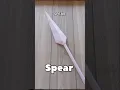 SPAER ORIGAMI TUTORIAL HOW TO MAKE A PAPER SPEAR WEAPON ORIGAMI STEP BY STEP FOLDING ARTWORK