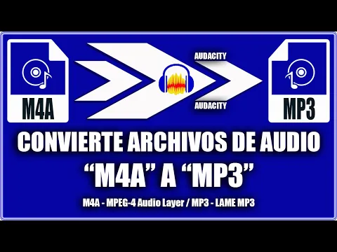 Download MP3 Convertir audio m4a a mp3 - Audacity