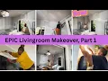 NEW 2026 EPIC Living Room Makeover Part 1 Painting the Livingroom Shyvonne Melanie TV