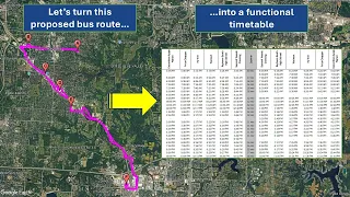 Transit Scheduling 101 - How to Build a Timetable