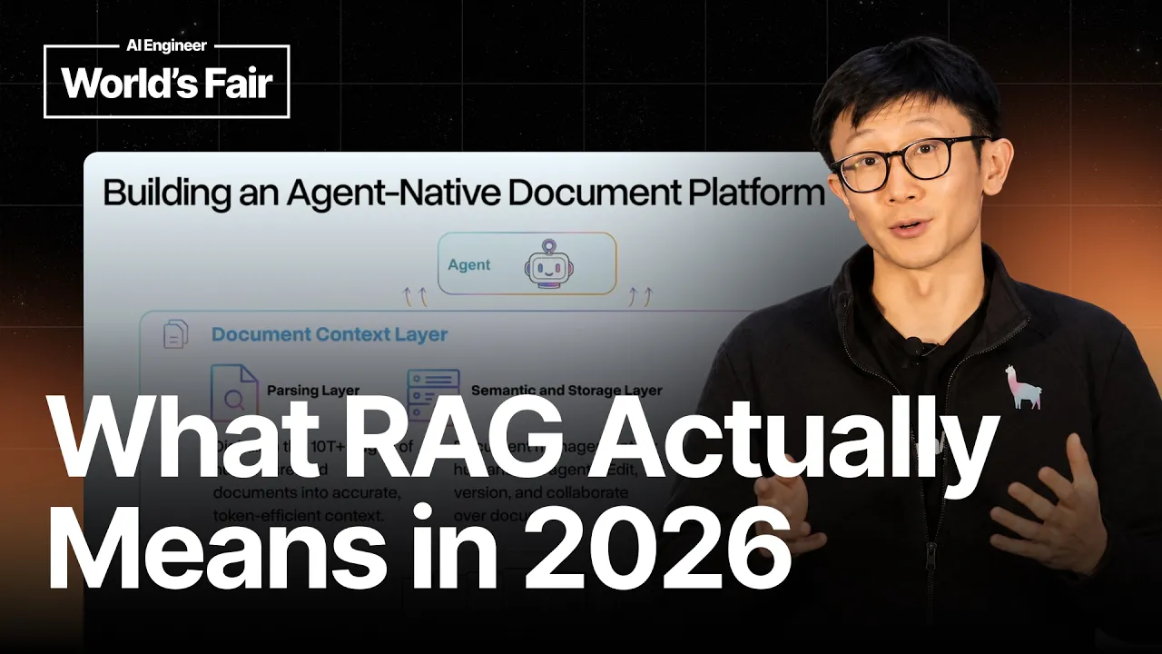 Building the Document Context Layer for AI Agents — Jerry Liu, LlamaIndex: video thumbnail