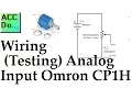 Omron CP1H Gets a Simple 0-10V Analog Input Setup