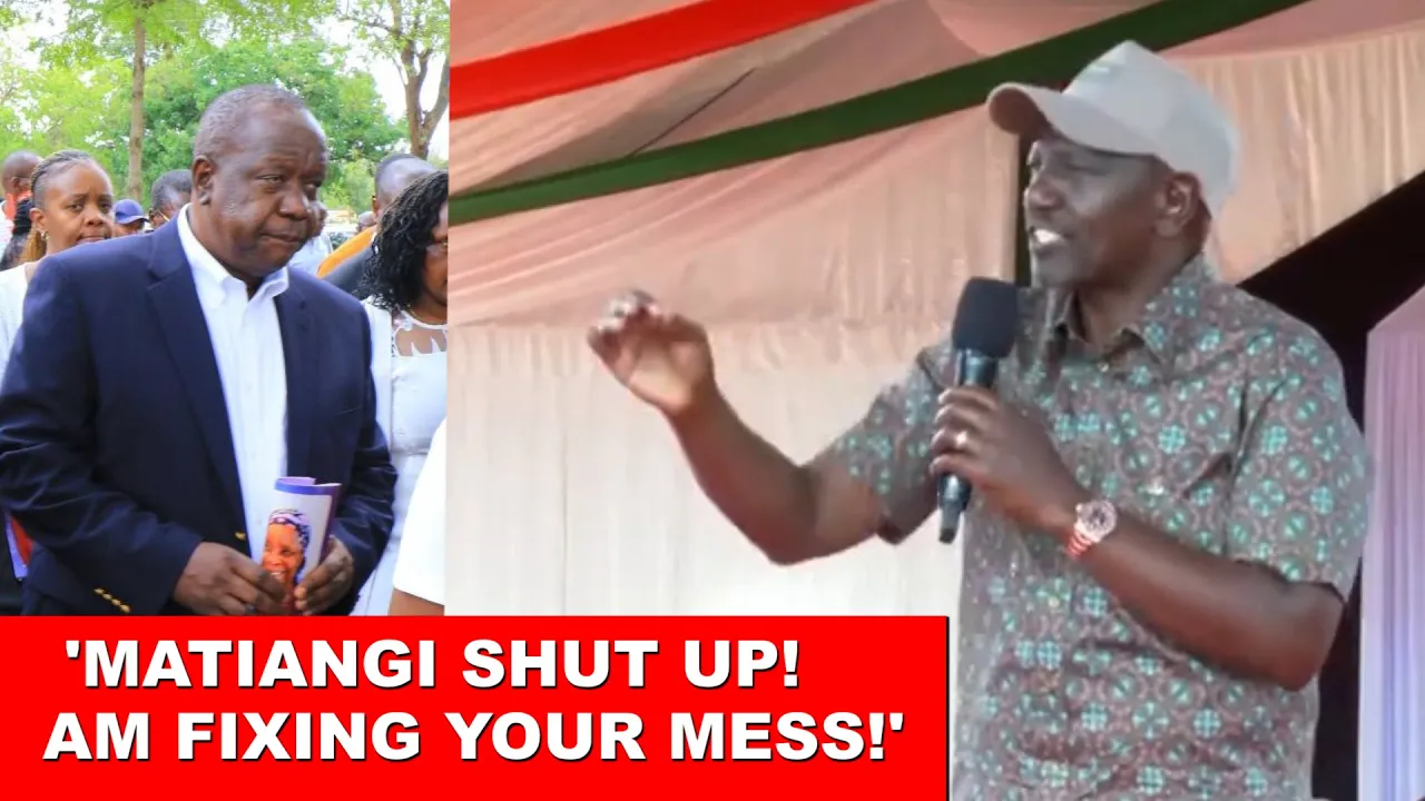 PRESIDENT RUTO TO MATIANGI: Shut up, Am fixing your mess, you messed up the education system!🔥