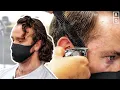 CURLY MULLET TRANSFORMED INTO CLASSIC HAIRCUT Transformation Series