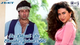 tu dharti pe chaahe jahan bhi rahegi jeet karisma sunny deol kumar sanu alka yagnik 90s hits