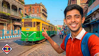 30 Days Across India - EP 3: First Time in Kolkata 🚂😍