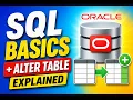 Oracle SQL SELECT Basics ALTER TABLE Explained Beginner Friendly
