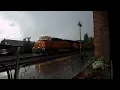Thunderstorm Railfanning in Flagstaff Az