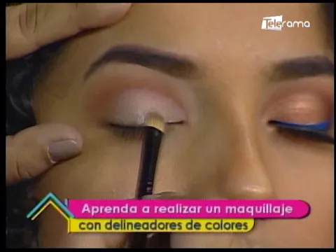 Aprenda a realizar un maquillaje con delineadores de colores