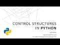 Control Structures in Python