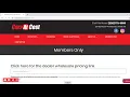 How to login to View Dealer Wholesale Pricing