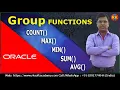 Oracle Group Functions SQL Group Functions SQL Tutorial Oracle Tutorial