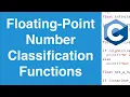 Floating-Point Number Classification Functions C Programming Tutorial
