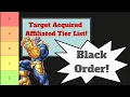 Marvel Crisis Protocol Affiliation Tier List Black Order