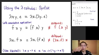 PL Class Lambda calculus