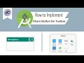 How to Implement Share Button On Toolbar in Android Studio ShareAppAndroid Android Coding