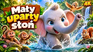 Mały uparty słoń 🐘 | 3D 4K | Bajki Dla Dzieci | Bajka i opowiadania na Dobranoc
