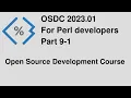 Open Source Development Course for Perl programmers - part 9-1