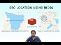 Geolocation using Redis Nearby Application System Design