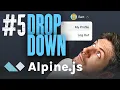 Drop Down - Frontend with TailwindCSS and Alpine JS