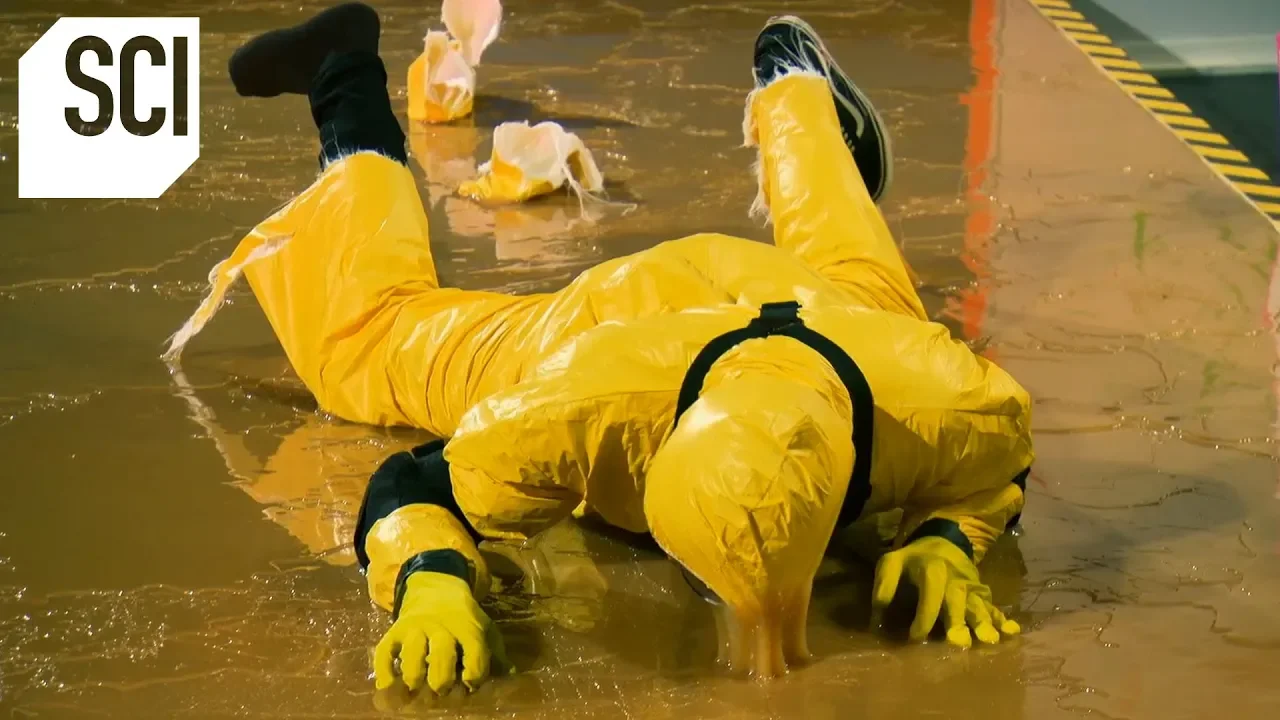 Catching a Human With a Giant Glue Trap! | MythBusters Jr.