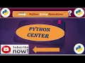 Python String Operations Python Center PC Python Programing