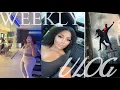 WEEKLY VLOG SINGLE AGAIN MOVIE DATE GYM WORKOUT CAR RANT PILATES COOKING NATURAL HAIR ROUTINE