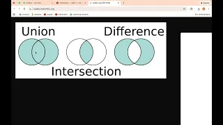 Combining Python Sets CS105 at UIUC