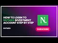 How to Login to Nutmeg Investment Account Step by Step