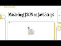 JSON in JavaScript Not just stringify and parse toJSON and hidden features