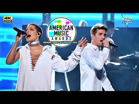 Download MP3 [Remastered 4K • 60fps] The Chainsmokers - Closer ft. Halsey • AMA 2016 • EAS Channel