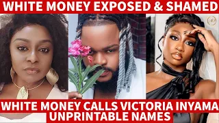 reality star whitemoney coldly disrespect nollywood star victoria inyama after shocking statement