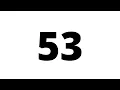 53 Second Countdown Timer White Screen With Sound Effect