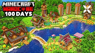 I Survived 100 Days Building the ULTIMATE BASE in Minecraft Hardcore