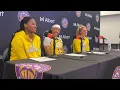 Sania Feagin Emma Cannon Sarah Ashlee Barker LA Sparks Exit Interview 2025