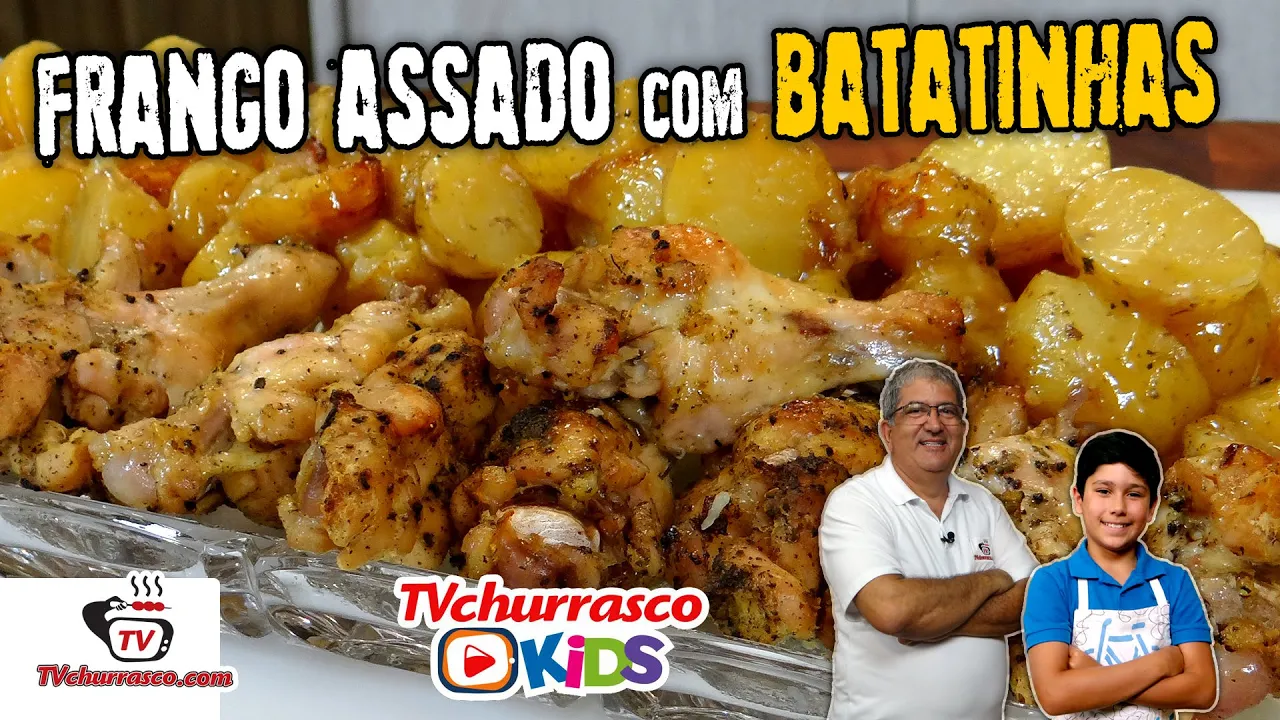 COMO FAZER COXA E SOBRECOXA ASSADA NO FORNO COM BATATAS/ MARCOS LIMA