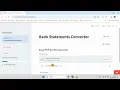 How to convert pdf bank statements to csv Bank Statement Converter Walkthrough