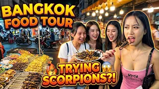 My Thai Friend Took Me to Eat SCORPIONS in Bangkok! π¦πΉπ