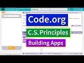 Introduction to Arrays Lesson 13 7 Tutorial with Answers Code org CS Principles