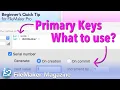 Primary Keys