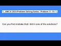2024 AMC 8 Problem Solving Series Problems 11-15
