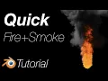 4 2 Blender Tutorial Quick And Realistic Fire And Smoke