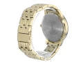 Armitron Men s 20 4952BKGP Diamond Dial Wall to Wall Crystal Gold Tone Bracelet Watch