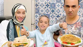 الفرق بين الرجالة والستات لما يعملو سندوتش الترند 