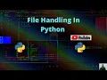 How To Read Create Update and Delete Files in python