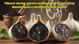 Чёрный чеснок: научно-нутрициологический обзор ферментации и метаболической пользы