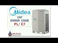 MIDEA VRF ERROR CODE PL C7 ENGLISH