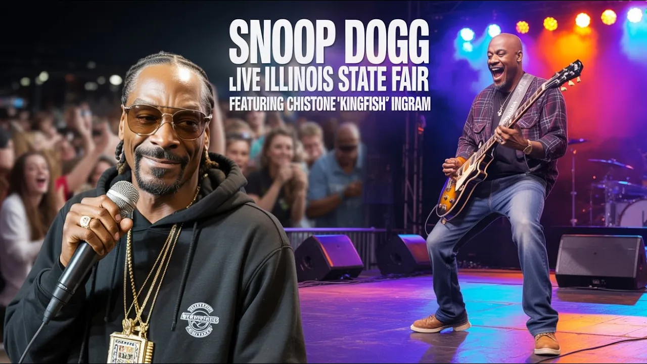 Snoop Dogg Live in Springfield 2025 – Illinois State Fair Performance Christone 'Kingfish' Ingram Snoop Dogg Live in Springfield 2025 – Illinois State Fair Performance Christone 'Kingfish' Ingram